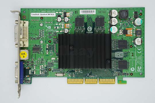 丽台Winfast Quadro 4 380 XGL 128MB显示卡（nVIDIA NV18GL芯片）